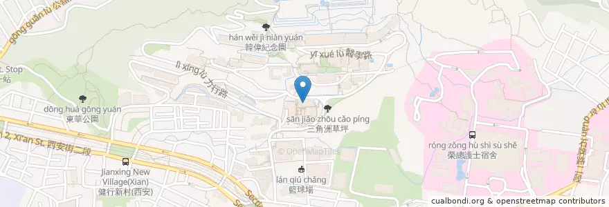Mapa de ubicacion de 5F布查花園法式餐廳 en 台湾, 新北市, 台北市, 北投区.