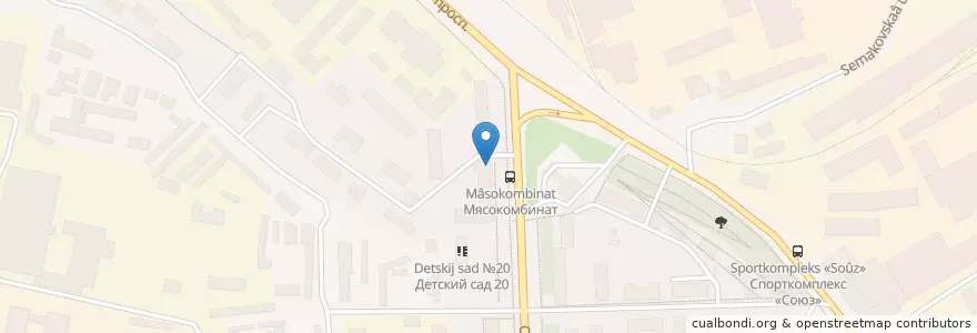 Mapa de ubicacion de DHL en Rusya Federasyonu, Приволжский Федеральный Округ, Кировская Область, Городской Округ Киров.