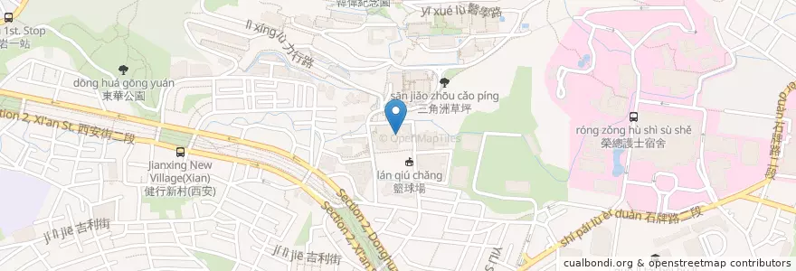 Mapa de ubicacion de 四樓販賣機 en 臺灣, 新北市, 臺北市, 北投區.