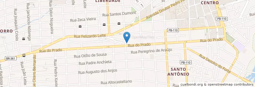 Mapa de ubicacion de Estação de tratamento água en Brezilya, Kuzeydoğu Bölgesi, Paraíba, Região Metropolitana De Patos, Região Geográfica Intermediária De Patos, Região Geográfica Imediata De Patos, Patos.
