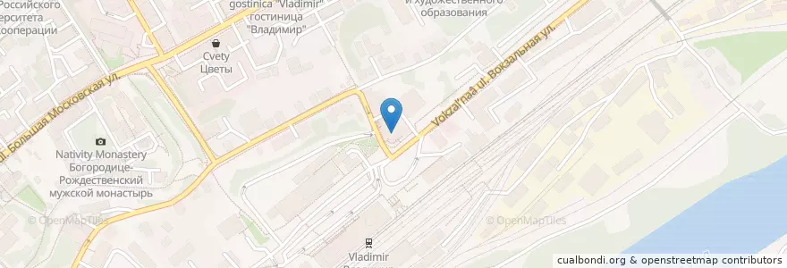 Mapa de ubicacion de Мистер гамбургер en Rusland, Centraal Federaal District, Владимирская Область, Городской Округ Владимир.