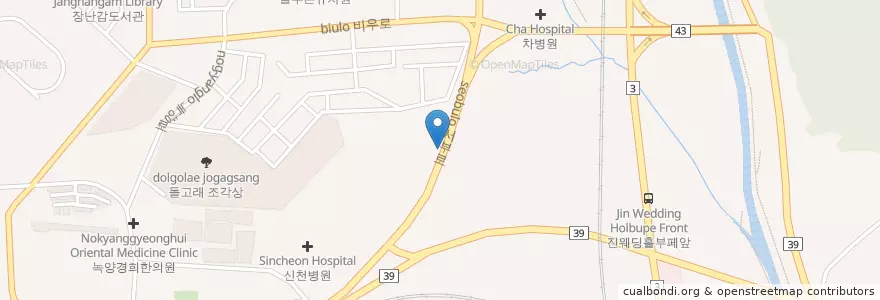 Mapa de ubicacion de McDonald's en Südkorea, Gyeonggi-Do, 의정부시.