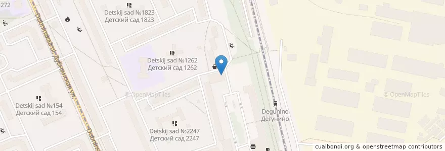 Mapa de ubicacion de Отделение связи №127540 en Rusland, Centraal Federaal District, Moskou, Северный Административный Округ.