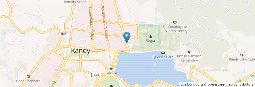 Mapa de ubicacion de Pizza Hut en 斯里蘭卡, 中央省, මහනුවර දිස්ත්‍රික්කය.