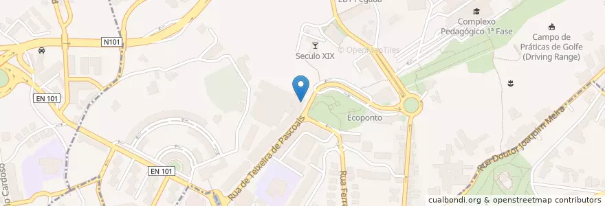 Mapa de ubicacion de Ginásio Corpo Activo en ポルトガル, ノルテ, Braga, Ave, Guimarães, Azurém.