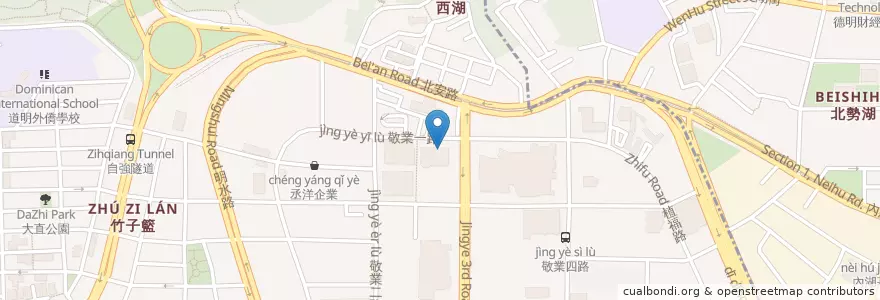 Mapa de ubicacion de 漢堡王 en Taiwan, Nuova Taipei, Taipei.