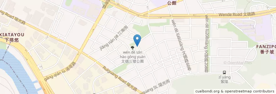 Mapa de ubicacion de 藍色馬克 en 臺灣, 新北市, 臺北市, 內湖區.