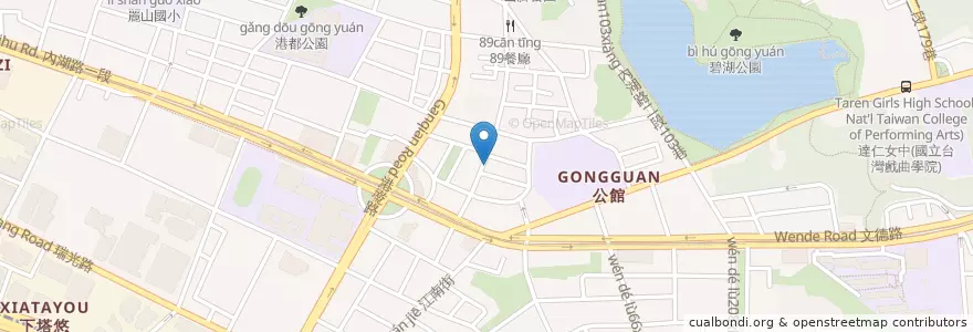 Mapa de ubicacion de 737豬血糕 en Taiwan, Nuova Taipei, Taipei, Distretto Di Neihu.