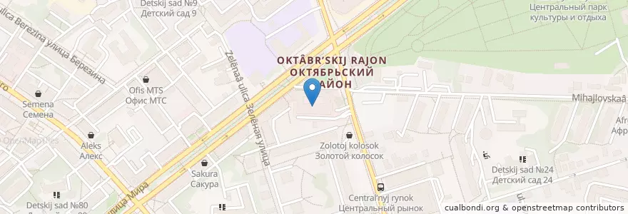 Mapa de ubicacion de Газпромбанк en Rusland, Centraal Federaal District, Владимирская Область, Городской Округ Владимир.