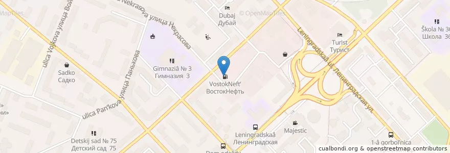 Mapa de ubicacion de ННК, АЗС №35 en Rusia, Дальневосточный Федеральный Округ, Хабаровский Край, Городской Округ Хабаровск.
