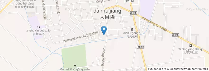 Mapa de ubicacion de 武安宮 en 臺灣, 臺南市, 新化區.