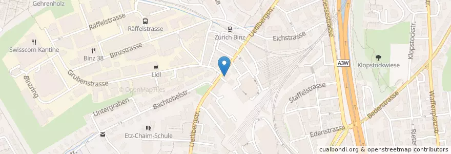 Mapa de ubicacion de Payamlino Take Away en Schweiz/Suisse/Svizzera/Svizra, Zürich, Bezirk Zürich, Zürich.