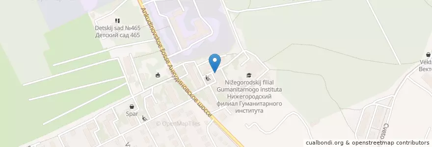 Mapa de ubicacion de Нижний Новгород 603144 en Russie, District Fédéral De La Volga, Oblast De Nijni Novgorod, Городской Округ Нижний Новгород.