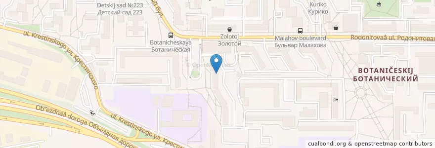 Mapa de ubicacion de Автомат с питьевой водой en Russia, Ural Federal District, Sverdlovsk Oblast, Yekaterinburg Municipality.