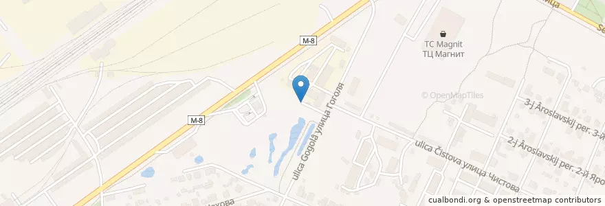Mapa de ubicacion de АГЗС en Rusia, Distrito Federal Central, Óblast De Yaroslavl, Ростовский Район, Городское Поселение Ростов.