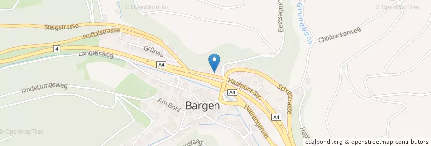 Mapa de ubicacion de Tannair GmbH en İsviçre, Schaffhausen, Bargen (Sh), Bargen (Sh).