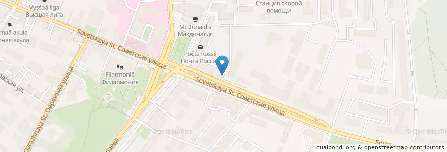 Mapa de ubicacion de Желтая подводная лодка en Rusland, Centraal Federaal District, Oblast Kostroma, Костромской Район, Городской Округ Кострома.