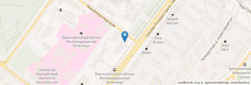 Mapa de ubicacion de Социнвестбанк en Rusia, Приволжский Федеральный Округ, Bashkortostán, Городской Округ Уфа.