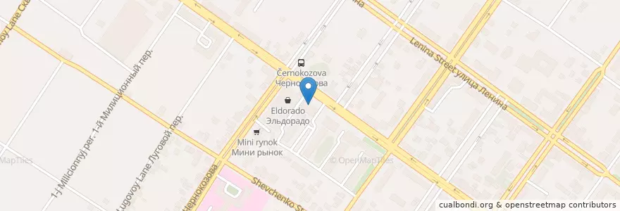Mapa de ubicacion de Аптека en 러시아, 남부연방관구, Ростовская Область, Городской Округ Шахты.