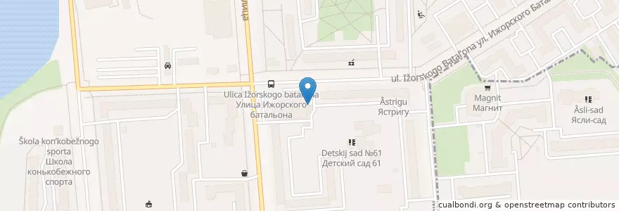 Mapa de ubicacion de Камелот en ロシア, 北西連邦管区, レニングラード州, サンクト ペテルブルク, Колпинский Район, Колпино.