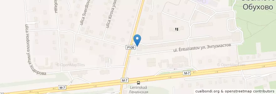Mapa de ubicacion de Отделение связи №142440 en Rusia, Distrito Federal Central, Óblast De Moscú, Богородский Городской Округ.