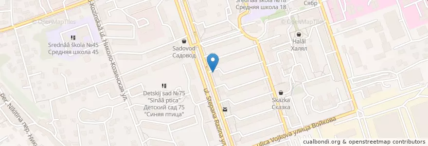 Mapa de ubicacion de Айболит en Россия, Центральный Федеральный Округ, Калужская Область, Городской Округ Калуга.