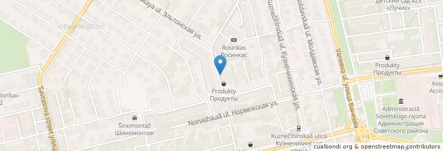 Mapa de ubicacion de Аптечный киоск en ロシア, 沿ヴォルガ連邦管区, ニジニ・ノヴゴロド州, ニジニ・ノヴゴロド管区.