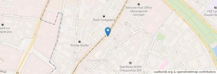 Mapa de ubicacion de РайффайзенБанк en Russie, District Fédéral Central, Moscou, Центральный Административный Округ, Красносельский Район.