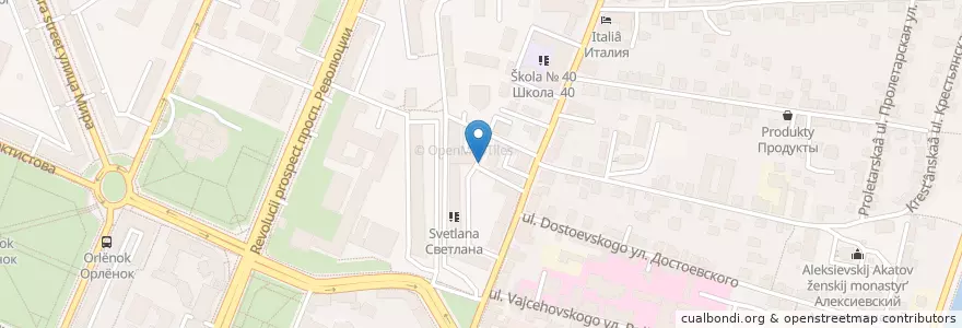 Mapa de ubicacion de Арсенал en Russland, Föderationskreis Zentralrussland, Oblast Woronesch, Городской Округ Воронеж.