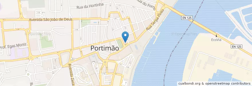 Mapa de ubicacion de Caixa Geral de Depósitos en Portugal, Algarve, Algarve, Faro, Portimão, Portimão.