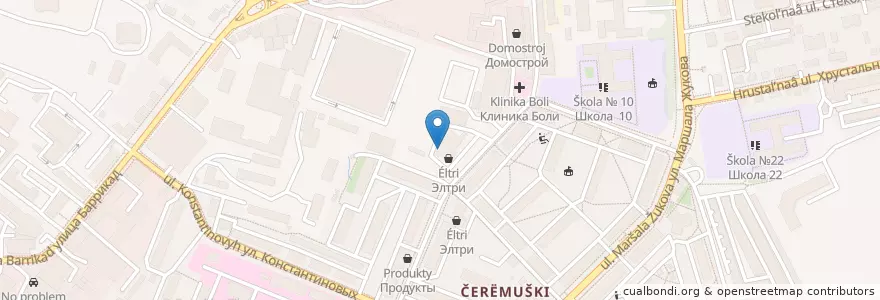 Mapa de ubicacion de Абриколь en Russia, Distretto Federale Centrale, Калужская Область, Городской Округ Калуга.