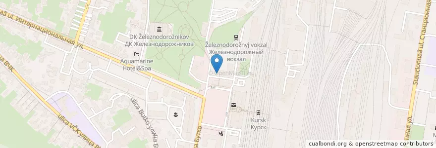 Mapa de ubicacion de Натали en Rússia, Distrito Federal Central, Oblast De Kursk, Курский Район, Городской Округ Курск.