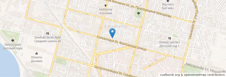 Mapa de ubicacion de Лемончелло en 러시아, Дальневосточный Федеральный Округ, 프리모르스키 지방, Владивостокский Городской Округ.