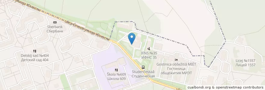 Mapa de ubicacion de Якитория en ロシア, 中央連邦管区, モスクワ州, モスクワ, Зеленоградский Административный Округ.