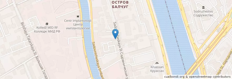 Mapa de ubicacion de Асса en Russia, Distretto Federale Centrale, Москва, Центральный Административный Округ, Район Замоскворечье.