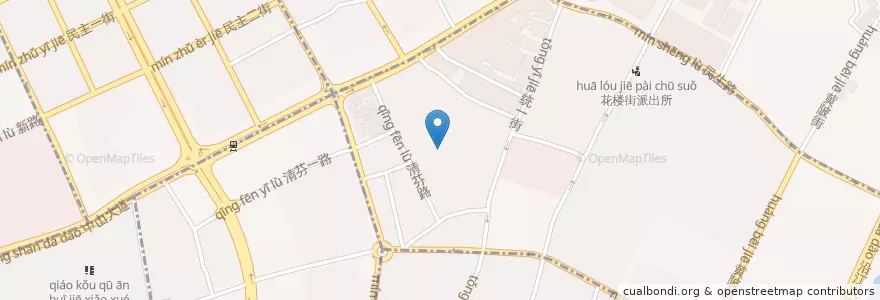 Mapa de ubicacion de 武汉市第51中学 en Çin, Hubei, Vuhan, 江汉区, 民权街道.