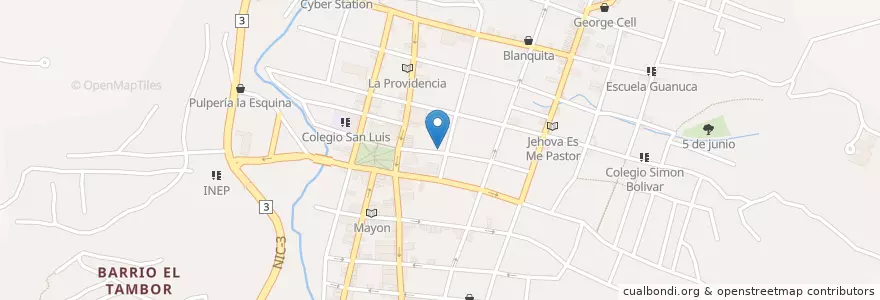 Mapa de ubicacion de Claro en Nikaragua, Matagalpa, Matagalpa (Municipio).