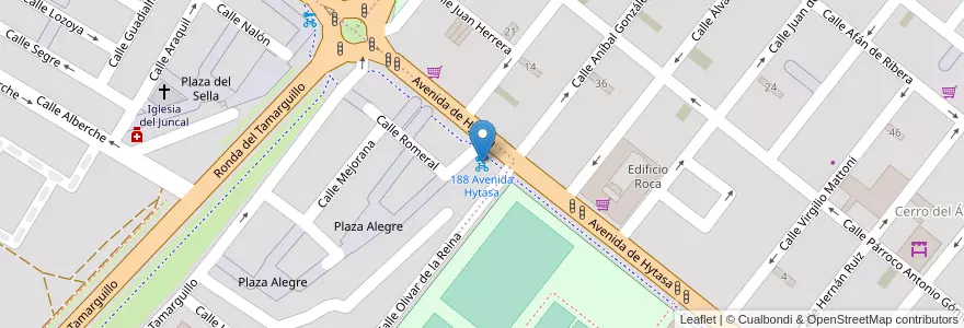 Mapa de ubicacion de 188 Avenida Hytasa en España, Andalucía, Sevilla, Sevilla.