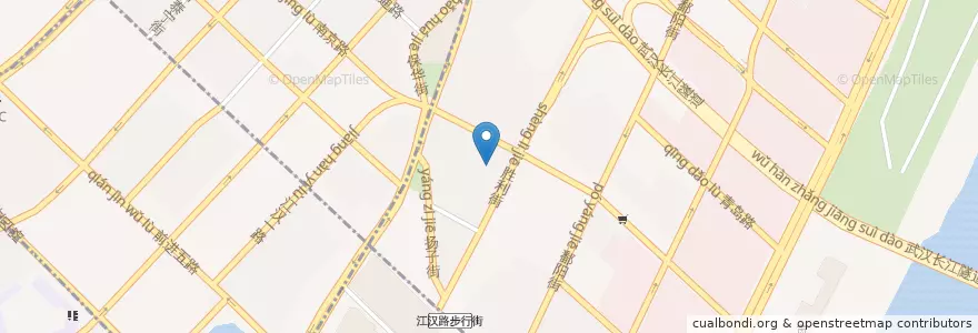 Mapa de ubicacion de 武汉市第21中学 en چین, هوبئی, ووهان, 江岸区, 一元街道.