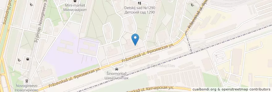 Mapa de ubicacion de Столичные аптеки en Rusia, Distrito Federal Central, Москва, Восточный Административный Округ.