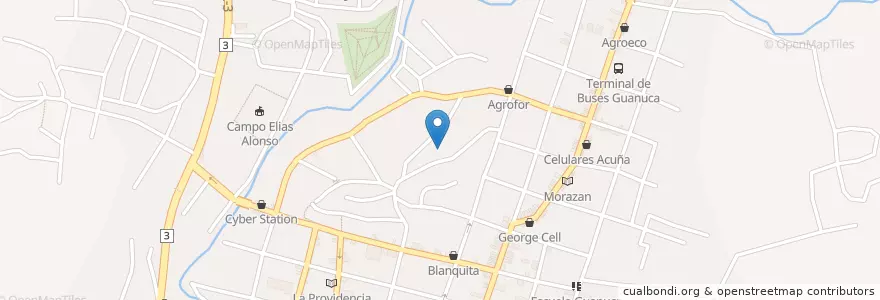 Mapa de ubicacion de Hamburlooca en ニカラグア, マタガルパ県, Matagalpa (Municipio).