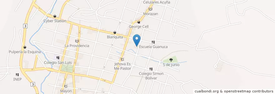 Mapa de ubicacion de Centro Cultural Guanuca en Nicaragua, Matagalpa, Matagalpa (Municipio).