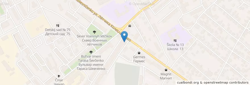 Mapa de ubicacion de Express Аптека 24 en Rússia, Distrito Federal Central, Oblast De Voronej, Городской Округ Воронеж.