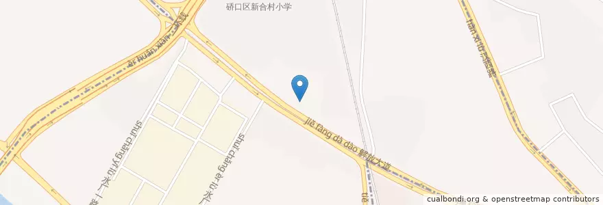Mapa de ubicacion de 宗关街道办事处 en 中国, 湖北省, 武汉市, 硚口区, 宗关街道.