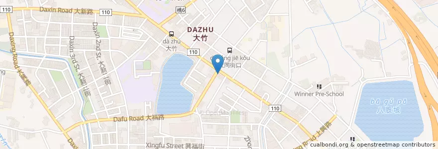 Mapa de ubicacion de 85'C咖啡 en 臺灣, 桃園市, 蘆竹區.