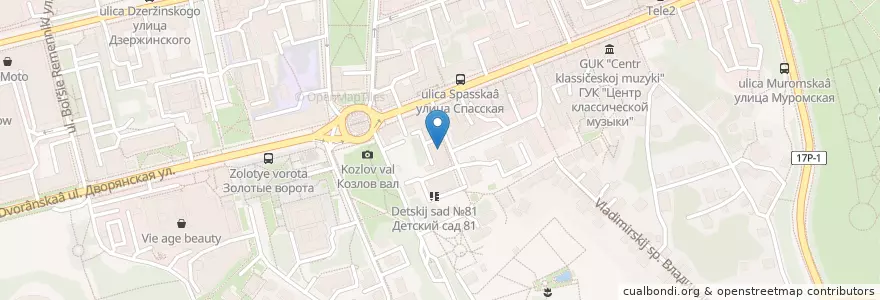 Mapa de ubicacion de Альфа-Банк en Rusland, Centraal Federaal District, Владимирская Область, Городской Округ Владимир.