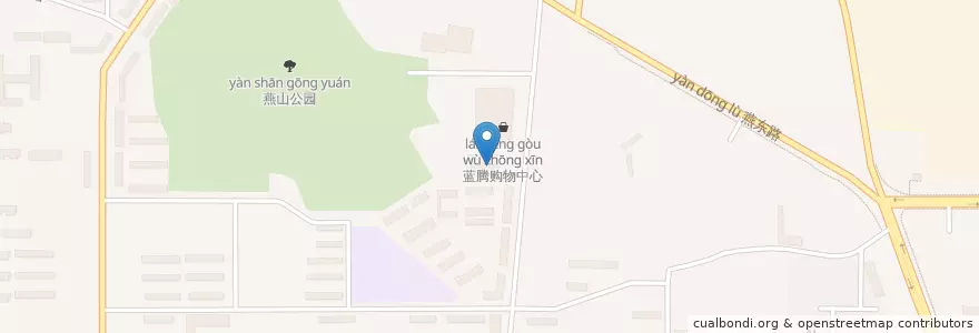 Mapa de ubicacion de 燕山石化电视台 en الصين, بكين, خبي, 房山区.