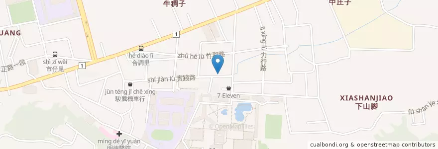 Mapa de ubicacion de 品禾臭臭鍋 en Taiwan, 臺灣省, Changhua, 彰化市.