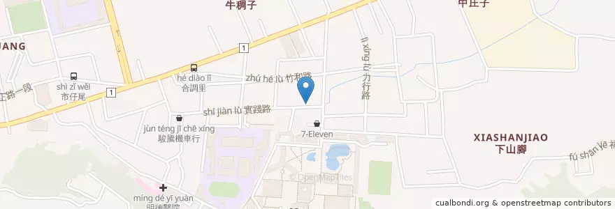 Mapa de ubicacion de 阿呆滷味 en Taiwan, Taiwan Province, Changhua County, Zhanghua City.