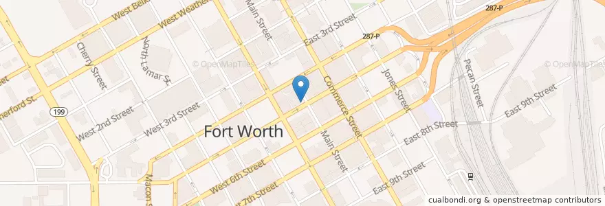 Mapa de ubicacion de Picchi Pachi en Amerika Syarikat, Texas, Tarrant County, Fort Worth.